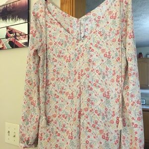 Lauren Conrad long sleeve, light and airy shirt